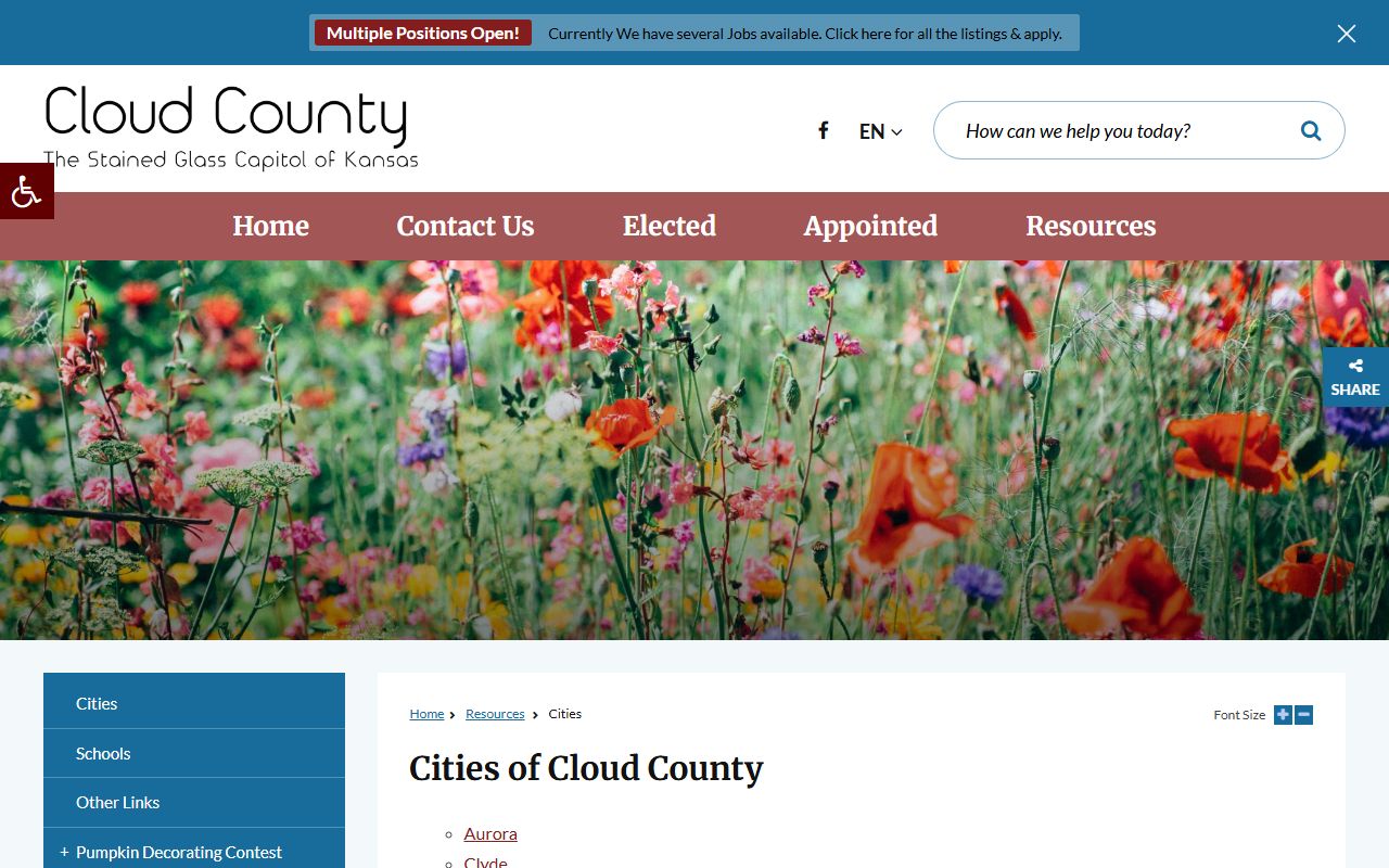 Cloud County Court records official cities and local context